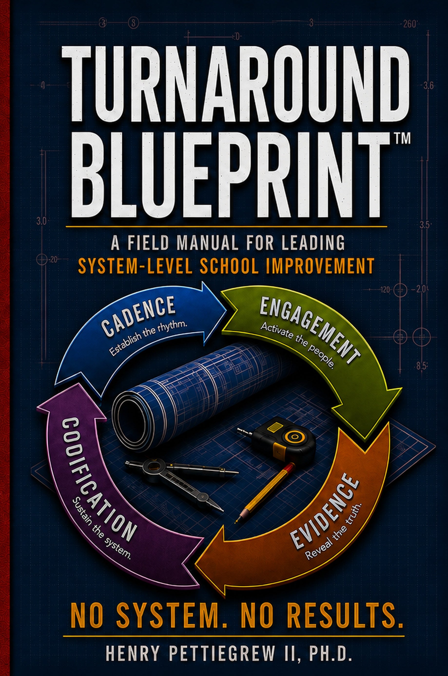 Turnaround Blueprint front cover — A Field Manual for Leading System-Level School Improvement