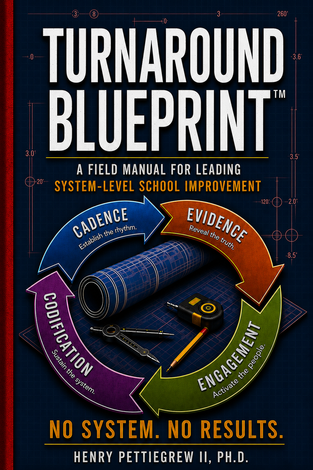 Turnaround Blueprint front cover — A Field Manual for Leading System-Level School Improvement